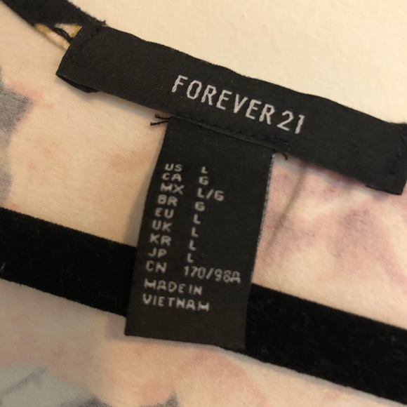 NWOT Floral Forever 21 Mini Dress - Picture 2 of 4